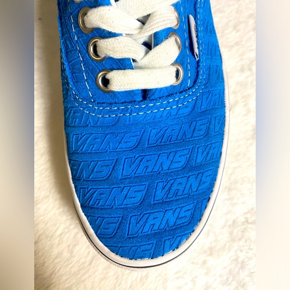 Vans Era Vans Emboss Casual women’s sneaker. Blue and white. Skater shoes Size 8 - Picture 4 of 7